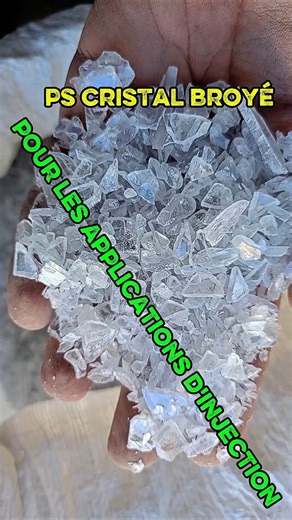✅ #plastique_ps_cristal broyé #injection #extrusion #recyclage #indusrial✅ Wattsapp : 0556138312