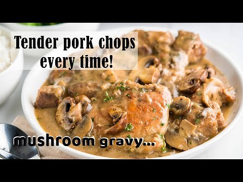 Instant Pot Pork Chops with Cream of Mushroom Gravy | Riverten Kitchen