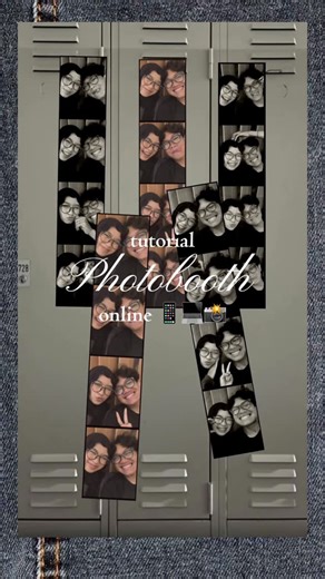 nai, naila ⋆𐙚₊˚⊹♡ on Instagram: "photobooth (web) online📱📸🖤 #photobooth #tutorial"