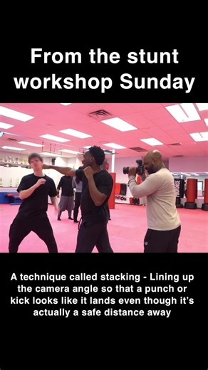 Learning To Stack Punches - Stunt Workshop