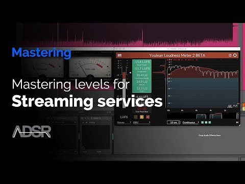 Mastering Levels for Streaming Services / LUFS metering scale