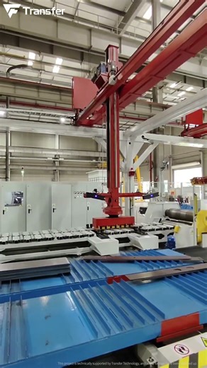 3D vision-guided pick-and-place of steel sheets #robot # #machinevision #robotics #AI #efficiency