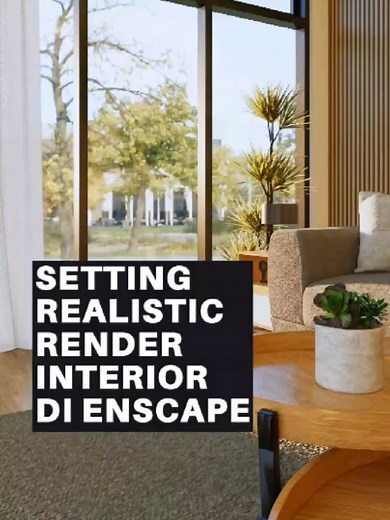 Pengaturan Material dan Pencahayaan di Enscape