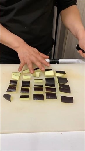 Aubergine Wonders Magical shapes and patterns from a simple veggie#Kitchen Skills#Knife skills#