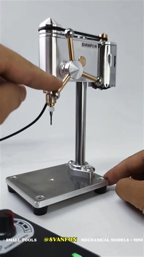 11K views · 78 reactions | Tiny mini drill press: Sleek, precise,...