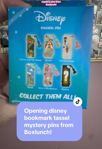 Disney Bookmark Tassel Mystery Pins Unboxing