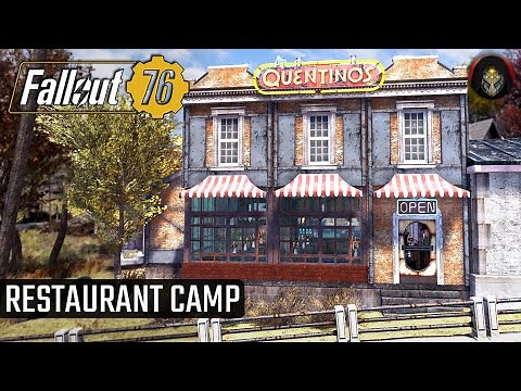 FALLOUT 76 | Restaurant Camp Build.