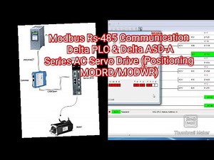 Modbus Rs-485 Communication Delta PLC & Delta ASD-A Series AC Servo Drive (Positioning,MODRD/MODWR)
