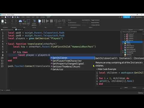 24 Teleporter Script Pad A to Pad B