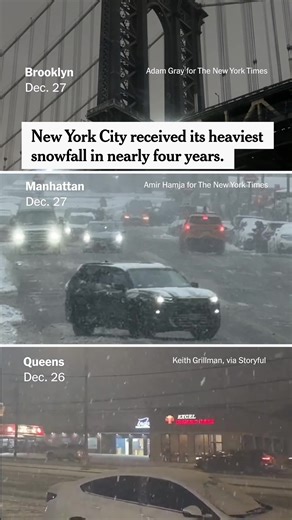 Winter Snowstorm Disrupts Travel in Greater New York Area