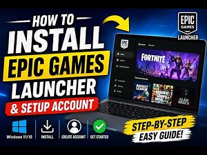 Epic Games Launcher Installation & Account Setup Tutorial for Beginners