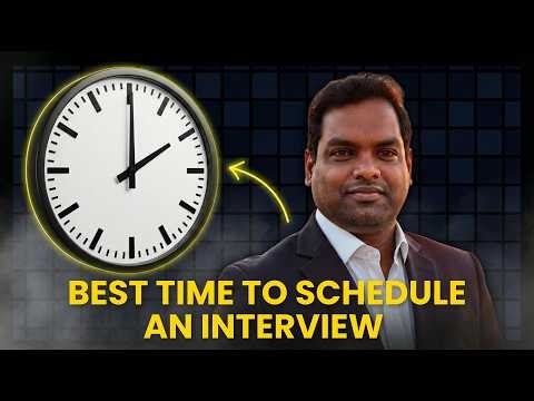 Best Time to Schedule a Job Interview (Backed by Psychology) | 1PM–3PM Secret