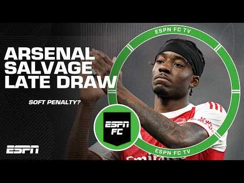 ‘VERY SOFT!’ Were Arsenal lucky to get late penalty vs. Bayer Leverkusen in UCL? | ESPN FC