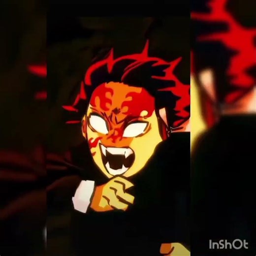 tanjiro demon form edit
