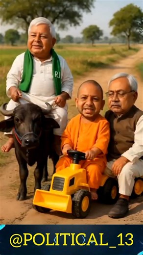 🤣लालू और नीतीश का Comedy | बाबा बुल्डोजर Funny Video #funny #trending #comedy #shorts #viral