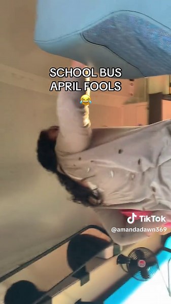 I April Fool’s Pranked my Bus Kids! I wish you could have seen their faces!!! 😂😂 April Fools 2025 #aprilfools #prank #fyp