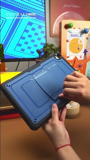 For Samsung Galaxy Tab A11+ / A9+ Case Tablet Cover with Hidden Zinc Alloy Kickstand #tablets