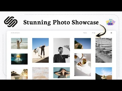 How to create a photography website in Squarespace