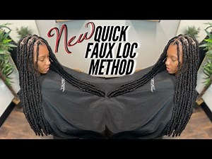 How to: Detailed QUICK NEW FAUX LOC METHOD 2022 | Dopeaxxpana