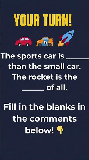 Big, Bigger, or Biggest 🤔 Learn the #1 rule for comparisons! #shorts