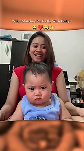 vibe matches perfectly 😂 with baby 😍🥹 Watsapp|| (Lyrics) || status #shorts