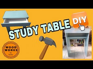 Paano Gumawa ng Study Table / How To Build A Study Table - Easy Steps DIY