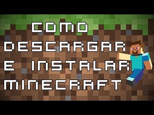 Como DESCARGAR e INSTALAR MINECRAFT GRATUITAMENTE