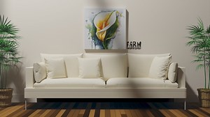 Calla Lily Watercolor Painting: Floral Wall Art (digital Art) - Etsy