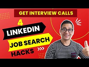 Get Interview Calls Using 4 LinkedIn Job Search Hacks