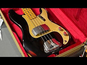 Fender Precision Bass Custom Shop 58 Relic Circle Music Center Demo