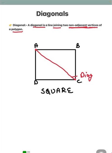 What is diagonal? Easy explanation | #learnmath #mathtricks #education