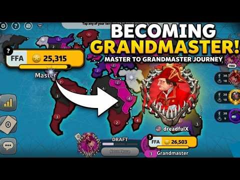 Insane Games to Become GRANDMASTER in Risk