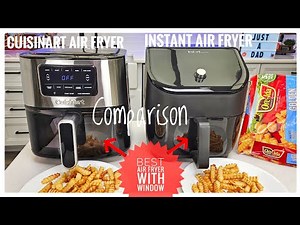 NEW! Cuisinart AIR-200 vs Instant Pot Vortex Plus Air Fryer Comparison. Best Air Fryer with Window?