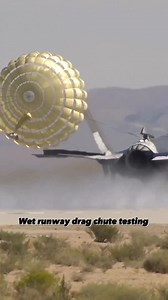 Right as the chute comes out, the engineers are using the chalk to figure out if the chute is inappropriately touching the tail/engine area. #fightertestpilot #fighterpilot #aviation #f35 #dragchute #landing #chalk #repost⁠ ⁠from Tucker Hamilton Instagram: @cincohamilton⁠ ⁠ ©⁠ Shared with permission⁠ ⁠ #AviatorGear #usairforce #airman⁠ #flight #airplanes #airshow #fighter #aviationlovers #airplane #aircraft #plane #air #avgeek #instaaviation #instagramaviation #instaplane #aviationgeek #airbus #