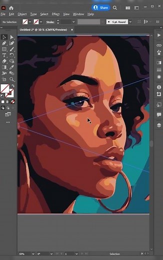 Create Stunning Graphics Using Image Trace in @adobe Illustrator!