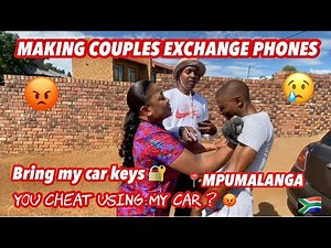 Making couples switching phones for 60sec 🥳 SEASON 2 ( 🇿🇦SA EDITION )|EPISODE 49 |