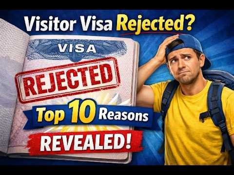 Top 10 Reasons Your Visitor Visa Gets Rejected (Avoid These Mistakes!)