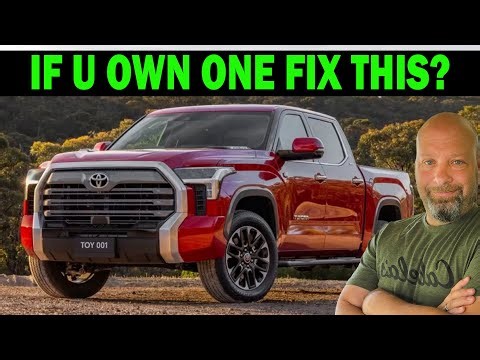 If You Own A Toyota Tundra Fix This Now?