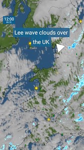 🌊 Waves appeared on our WeatherRadar on Monday, not in the ocean but in the sky! Lee wave clouds formed over England and Wales thanks to a north-easterly air flow over the Pennines and Snowdonia. More details: https://app.weatherandradar.co.uk/U13Q/mtnbbpsd #Weather #UKWeather #Clouds #WeatherRadar #Snowdonia #Pennines | Weather & Radar UK / Ireland