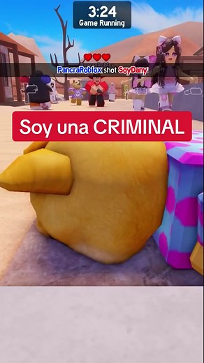 Soy un criminal y me enfrento a mis amigos. ¿Quién más se atreve a actuar como NPC? Si te gustó mira el vídeo en mi canal 💗#Roblox #NPC #LinGames #Gaming #Humor