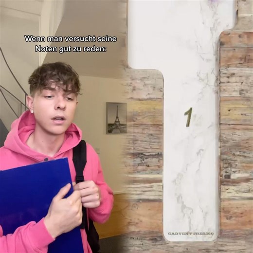 Wenn man versucht seine Noten gut zu reden: