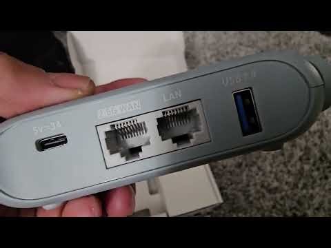 Unboxing GL.iNet GL-MT3000 (Beryl AX) Wi-Fi 6 Wireless Portable Travel Router, VPN Router
