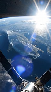 Digital imagination - A tsunami wave seen from orbit 🌍 From this distance, the ocean doesn’t look chaotic — it looks precise. A single surge traveling thousands of miles, bending coastlines and reshaping shorelines as it moves. #tsunami #fromorbit #oceanwave #earthfromabove #planetaryscale #naturalforces #extremeevents #spaceview #cinematicearth #fblifestyle #Earthimpacts Disclaimer: This video was created using AI-generated visuals for illustrative purposes. | Earth Impacts