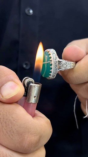 4.6M views · 40K reactions | 92.5 Hallmark silver natural aqeeq made...