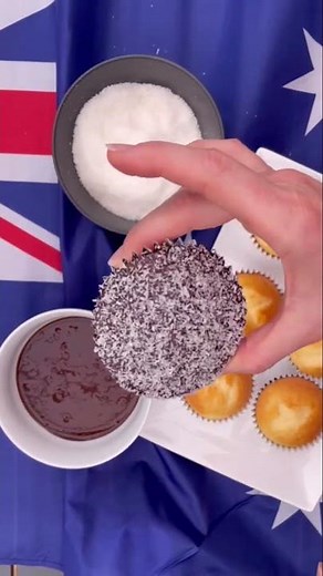 Lamington Butterfly Cupcakes - Happy Australia Day