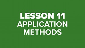 Lesson 11 Application Methods
