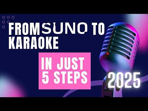 Create Original Songs + Lyric Videos in Minutes | Suno AI + MyKaraoke Video