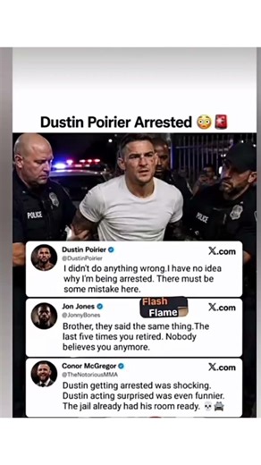 UFC Legend Dustin Poirier ARRESTED?!(Conor McGregor & Jon Jones React!) #trendingnow