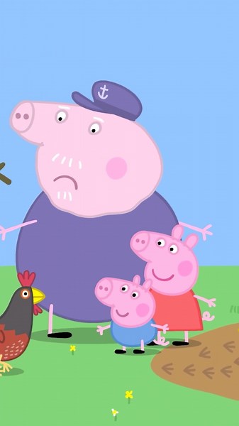 Granny Pig’s Chickens 🐔 #shorts #peppapig