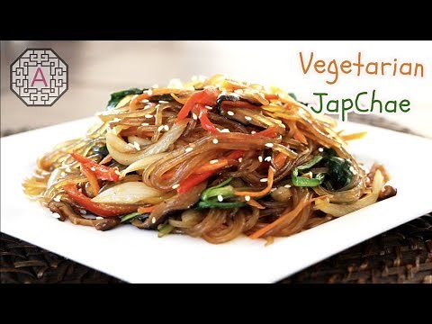 Korean Stir-fry Cellophane Noodles for Vegetarians (잡채, JapChae) | Aeri's Kitchen